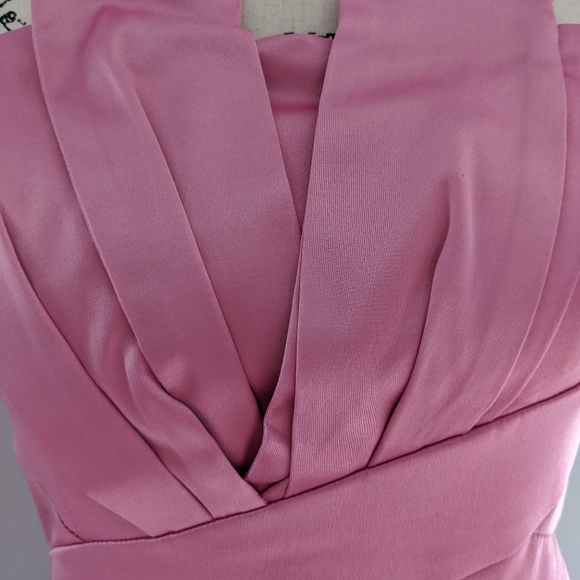 Pink Satin Dress - Picture 2 of 4